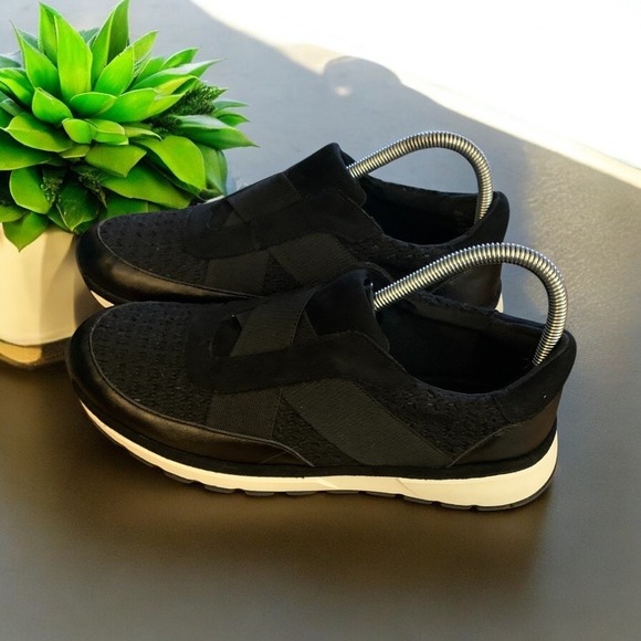 Reaction Kenneth Cole Slip On Sneakers Comfort Casual‎ Shoes Black Size 9.5 - Picture 1 of 8